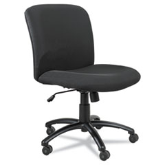 Mid-Back Chair, 27"x30-1/4"x36-1/2"-40-1/2", Black
