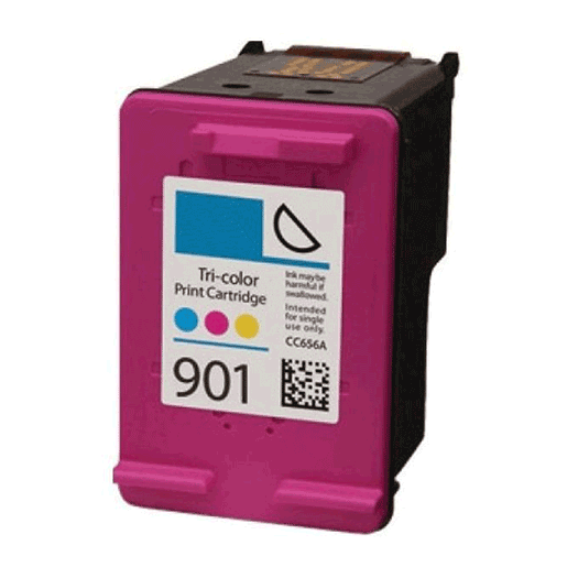 Government Toner Tri-Color Inkjet Cartridge Replacement For HP 901 CC656AN (360 Yield)