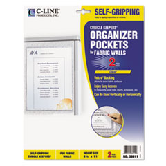 Cubicle Keepers, f/panel Walls, 8-1/2"x11", 2/PK
