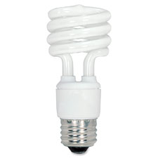 CFL Bulb T2, 13W, 900 Lumens, 4/BX, White