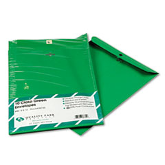 Clasp Envelopes, Gumming, 9"x12", 10/PK, Green