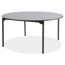 Round Folding Table, 60"x6"x29-1/2", Gray
