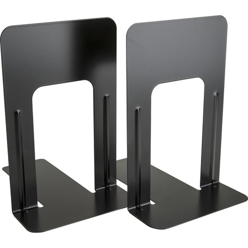 Bookend Supports, Jumbo, 6"x8-1/2"x9", Black