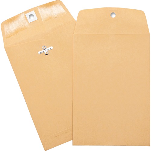 Hvy-duty Clasp Envelopes,5"x7-1/2",100/BX,Brown Kraft