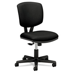 Task Chair, Synchro Tilt, Padded, 25-3/4"x25-3/4"x40",Black