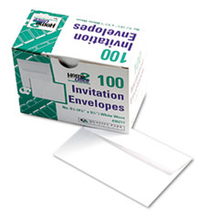 Invitation Envelopes,24Lb,No 5-1/2,4-3/8"x5-3/4",100/BX,WE