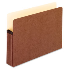 File Pocket, 5-1/4" Expansion, Letter, 50/CT, Red