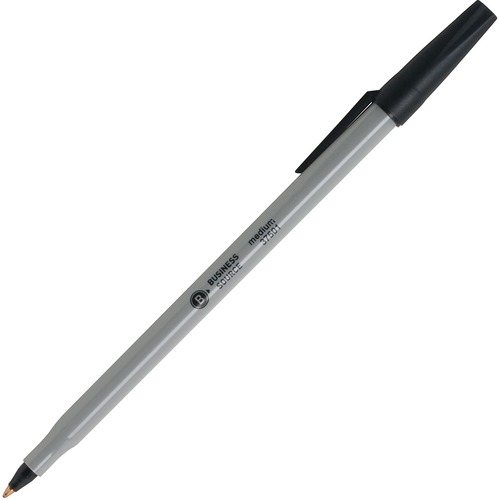 Ballpoint Stick Pens, Med Pt, 60/BX, Black