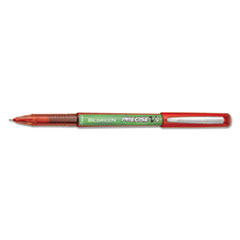 Rollerball Pen, Refillable, Extra-Fine Point, Red