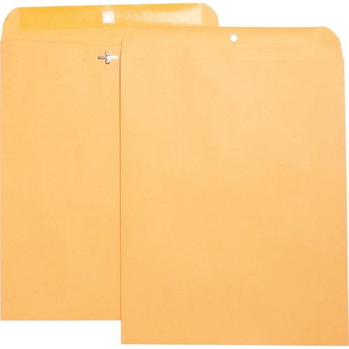 Hvy-duty Clasp Envelopes,11-1/2"x14-1/2",100/BX,Brown Kraft