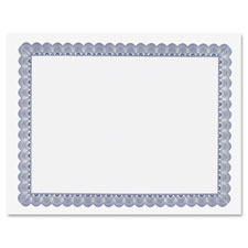 Parchment Paper Certificates, 24lb, 50/BX, Blue