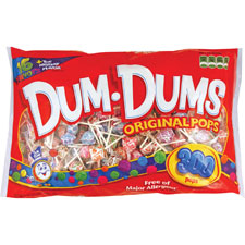 Dum Dum Pops, 30 lb, 17 Flavors, AST