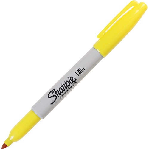 Permanent Marker, Fine Point, Yellow
