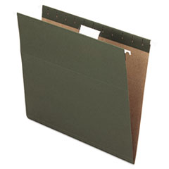Hanging File Folder, 1/5 Tab Cut, Letter, Green