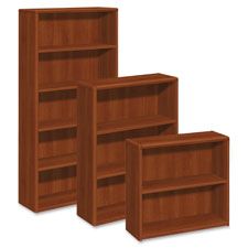 2-Shelves Bookcase, 36"x13"x29-1/2", Cognac