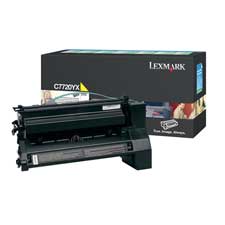 Genuine OEM Lexmark C7720CX Extra Hi-Yield Cyan Return Program Print Cartridge