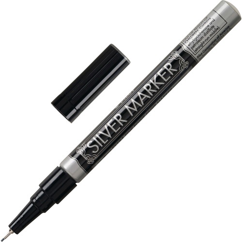 Creative Permanent Marker, Extra Fine Point, Silver