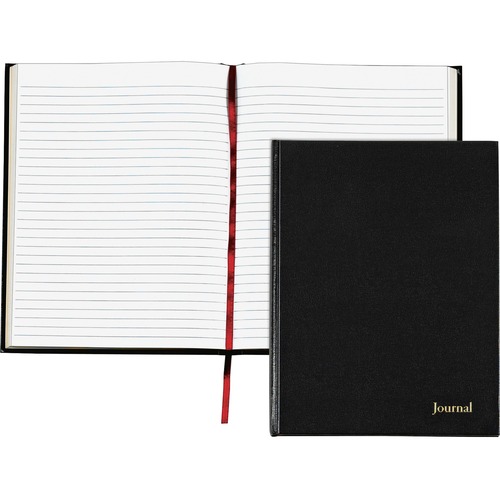 Professional Journal, Casebnd, 80 Sheets, 8-1/2"x11", Black