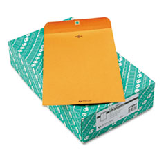 Gummed Clasp Envelope, 28Lb, 9-1/4"x14-1/2", 100/BX, Kraft