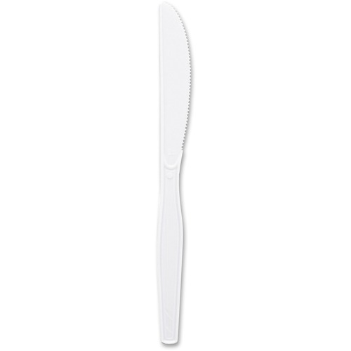 Polystyrene Knife, Heavy/Medium Weight, 100/BX, White