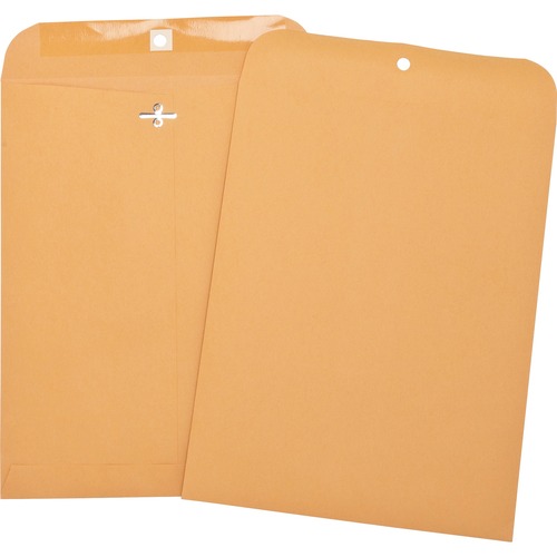 Hvy-duty Clasp Envelopes,8-3/4"x11-1/2",100/BX,Brown Kraft