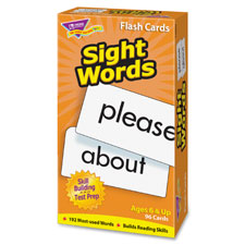 Sight Words Drill Flash Cards, 96 Cards, Multi