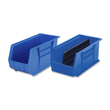 Bins, Unbreakable/Waterproof, 11"x10-7/8"x5", Blue