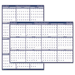 Wall Planner, Laminated, 12 Mth July-June, 24"x37", BEWE