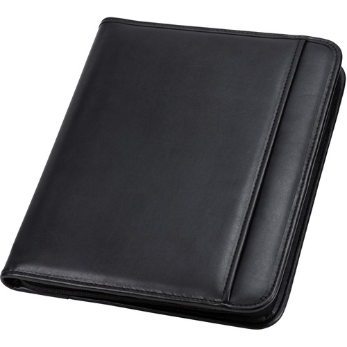 Zipper Pad Holder,Exterior Pocket, 12-1/2"x9-1/2", Black