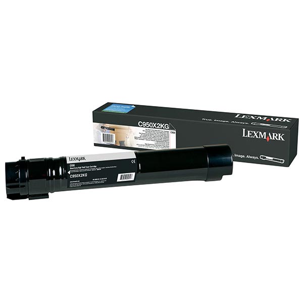 Genuine OEM Lexmark C950X2KG High Yield Black Toner (32000 Page Yield)