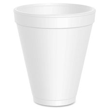Insulated Styrofoam Cup, 16 oz, 1000/CT, White