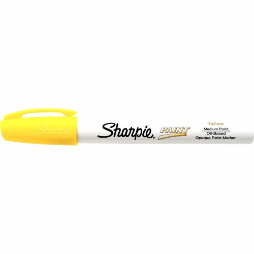 Sharpie Paint Marker, Oil Base, Medium Point, Yellow