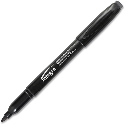 Permanent Marker,Fine Point,Fade/Water Resistant,Black