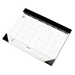 Classic Desk Pad Calendar,12 Mth Jan-Dec,22"x17", BK/WE