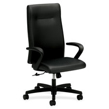 Executive Chair, 38-1/2"x27"x47-1/2", BK Leather