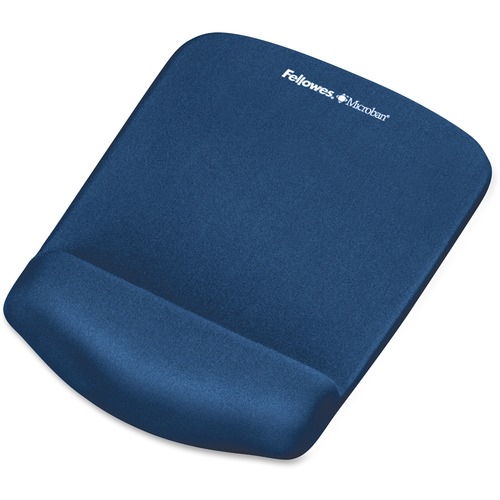 Mouse pad/Wrist Rest w/Foam Fusion,7-1/4"x9-3/8"x1",Blue