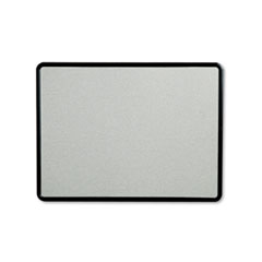 Fabric Covered Tack Board, 48"x36", Gray/Graphite Frame