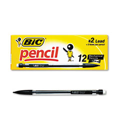 Mechanical Pencil, 0.7 mm, Pocket Clip, Clear