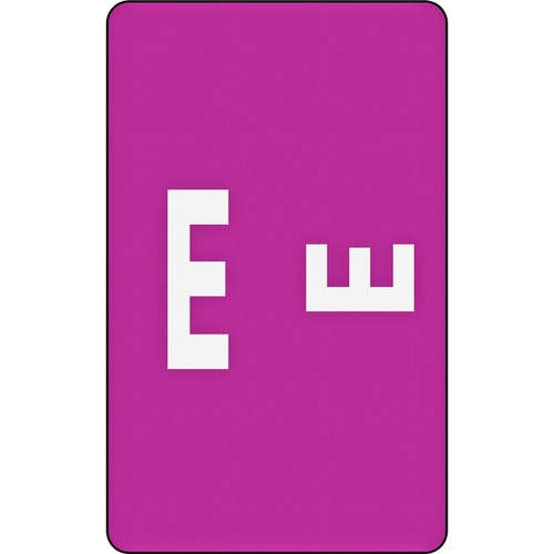 Color Coded Label, "E", 100/PK, Purple
