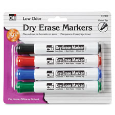 Dry Erase Markers, Chisel Tip, Ast
