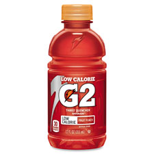 Gatorade G2 Fruit Punch Sports Drink, 12oz., 24/CT, RD