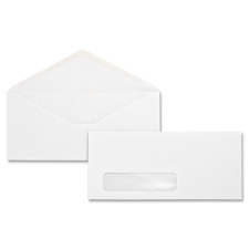 Business Window Envelopes,No.10,4-1/8"x9-1/2",500/BX,WE Wove