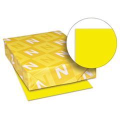 Astrobright Paper, 24Lb, 8-1/2"x11", 500/PK, Solar Yellow