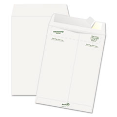 Tyvek Open-End Envelope, Plain, 9"x12", 50/BX, White