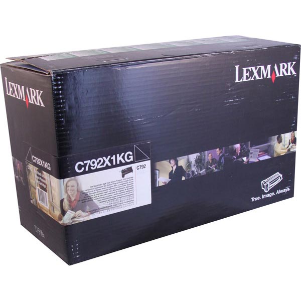 Genuine OEM Lexmark C792X4KG Government Extra High Yield Black Return Program Toner (TAA Compliant Verion of C792X1KG) (20000 Page Yield)