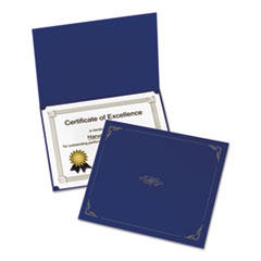 Certificate Holder, 11"x8-1/2", 5/PK, Dark Blue