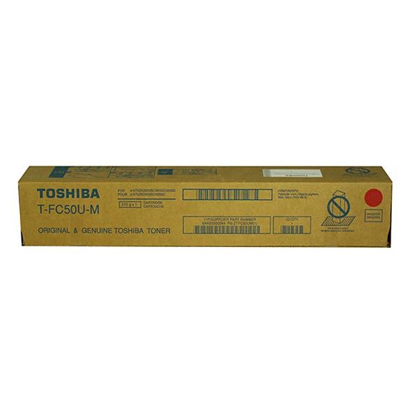 Genuine OEM Toshiba TFC50UM Magenta Toner Cartridge (28000 page yield)