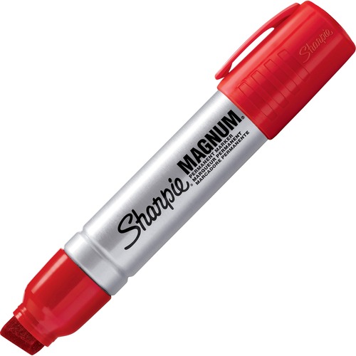 Magnum Permanent Marker, Jumbo Chisel Point, Red