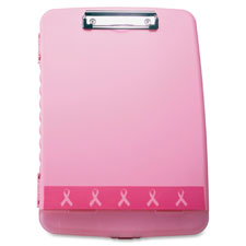 Storage Clipboard, BCA, 3/4" Cap, 14-1/2"x10"x1-1/4", Pink