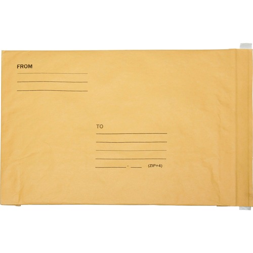 Cushioned Mailer,No.6,Self-Adhesive,12-1/2"x19",50/PK,Kraft